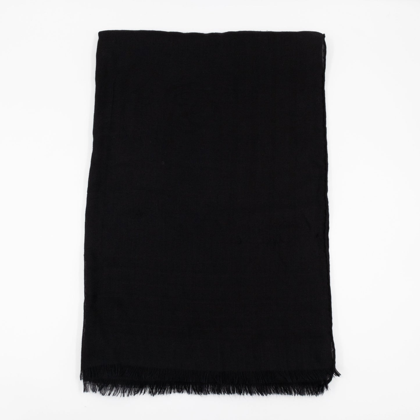 CC Camellia Fringe Cashmere Silk Scarf