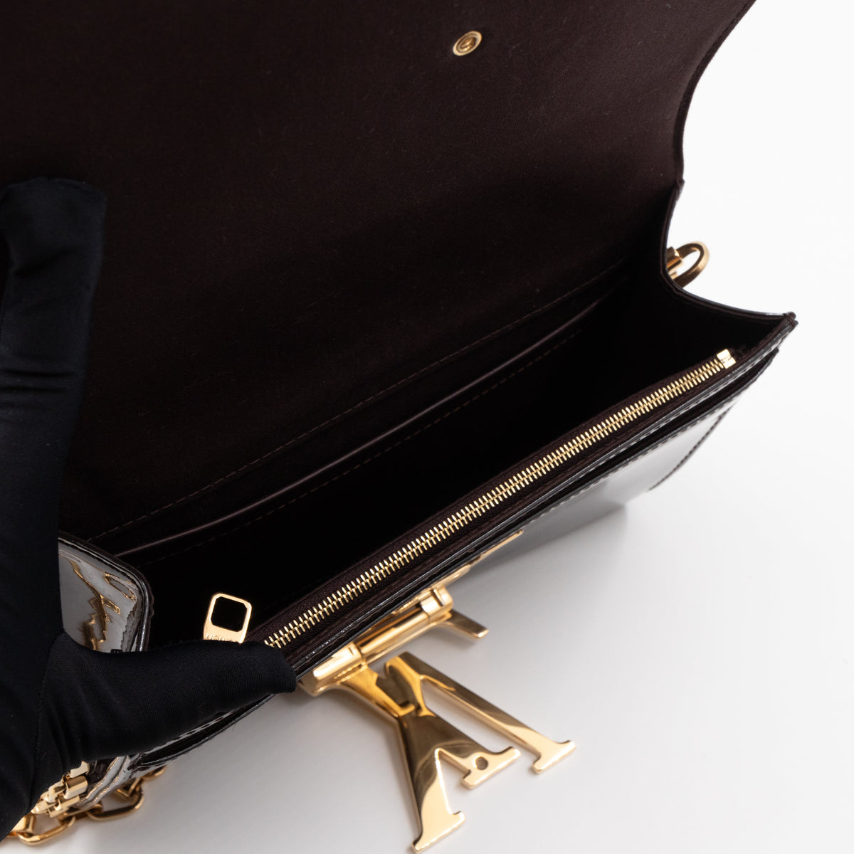 Louis-vuitton Chain Louise GM Amarante Vernis