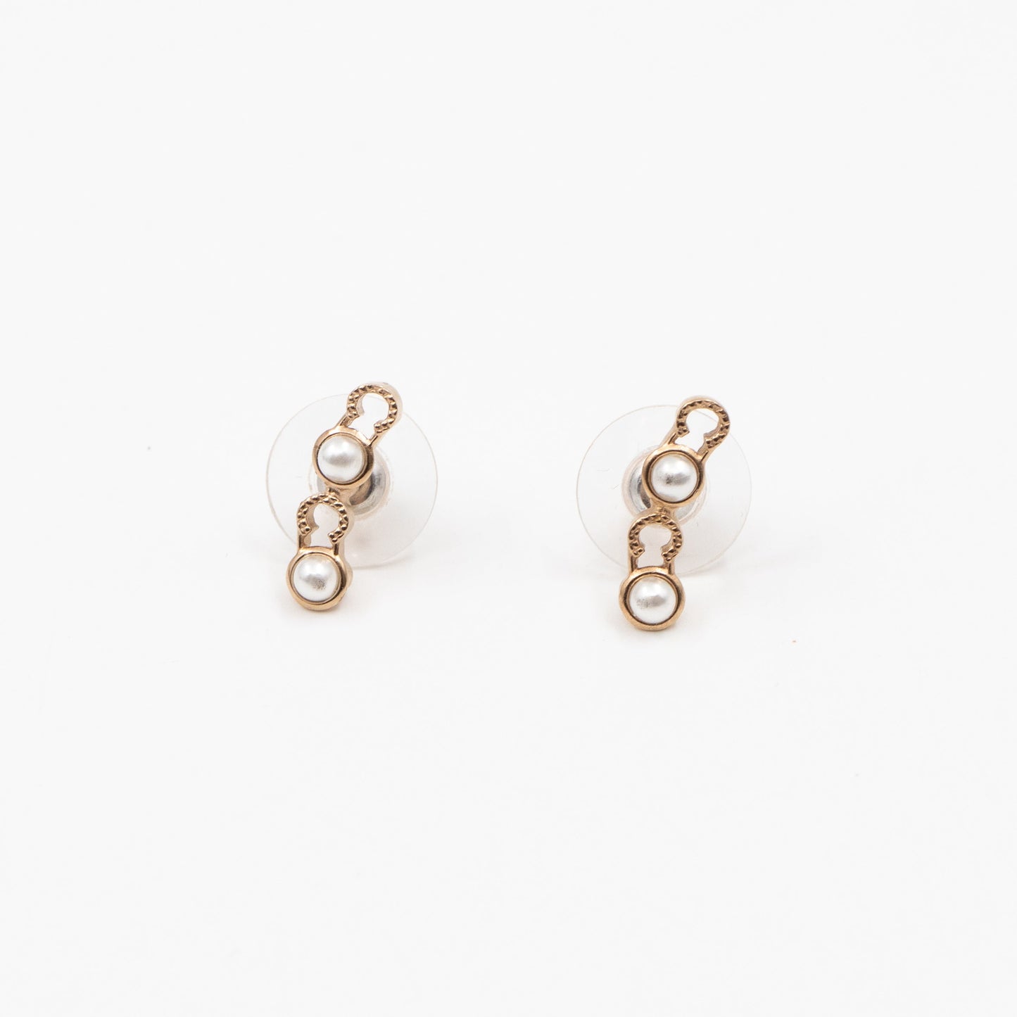 Coco Letters Pearl Earrings