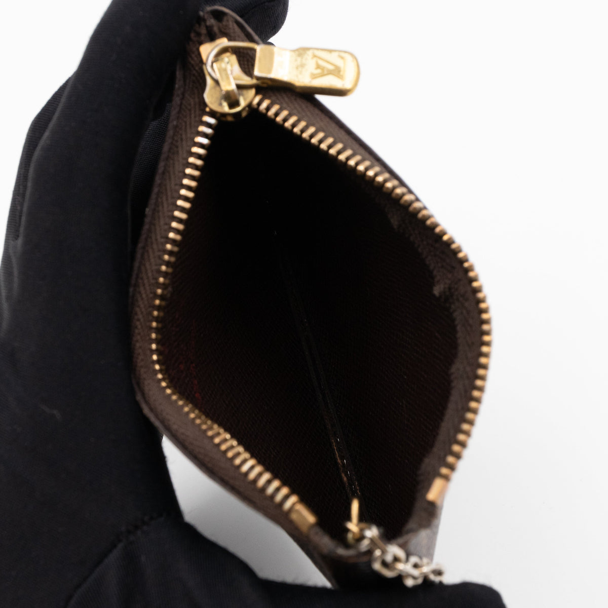 Louis-vuitton Key Pouch Damier Ebene