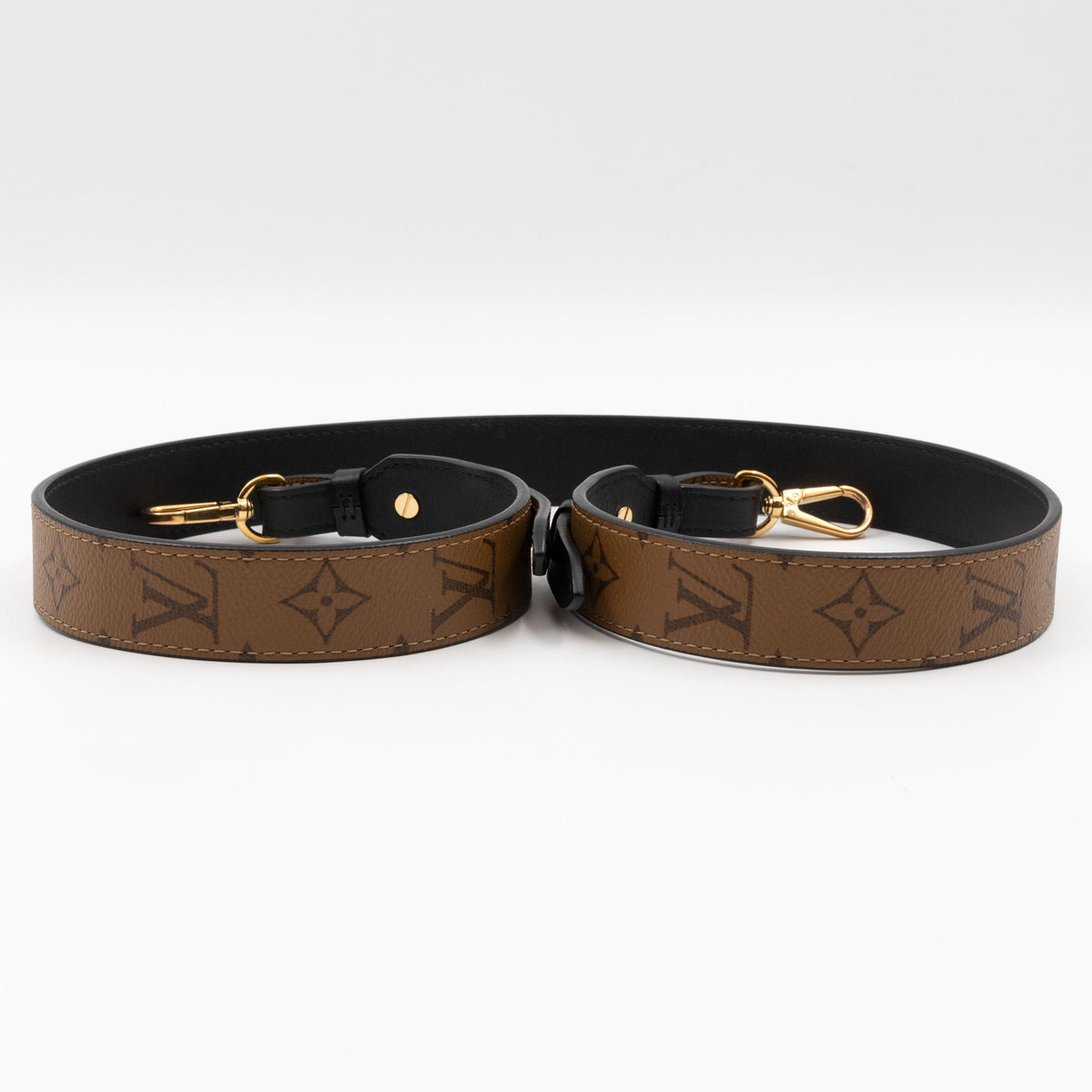 Bandoulière Shoulder Strap Monogram Reverse Leather