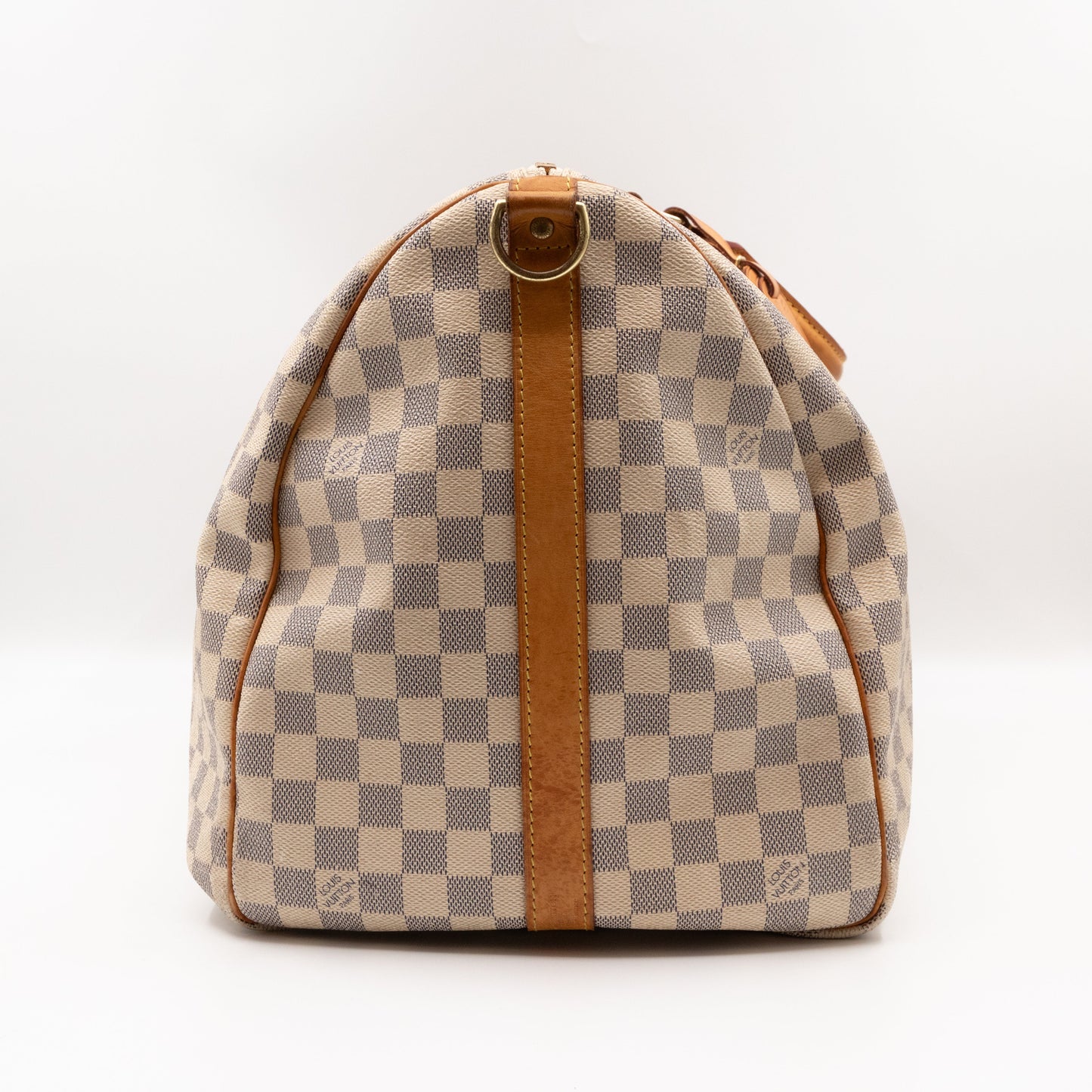 Keepall 55 Bandouliere Damier Azur