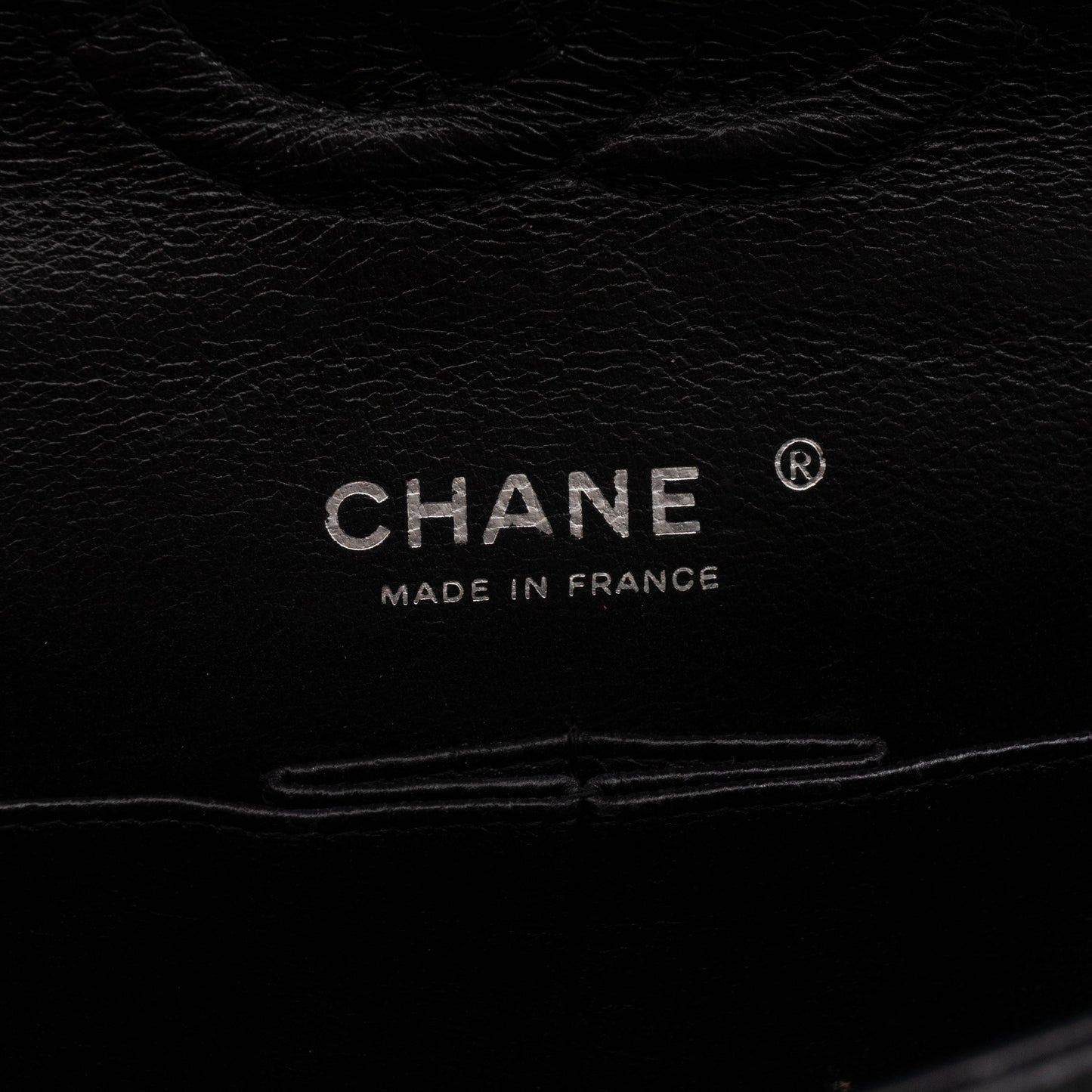 Classic Double Flap Medium Black Patent Leather Silver