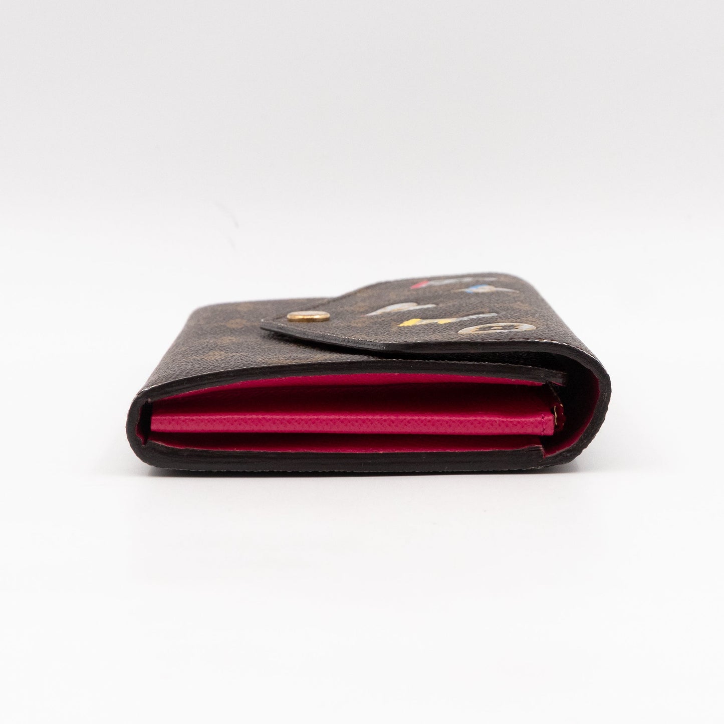 Sarah Wallet Monogram Love Lock