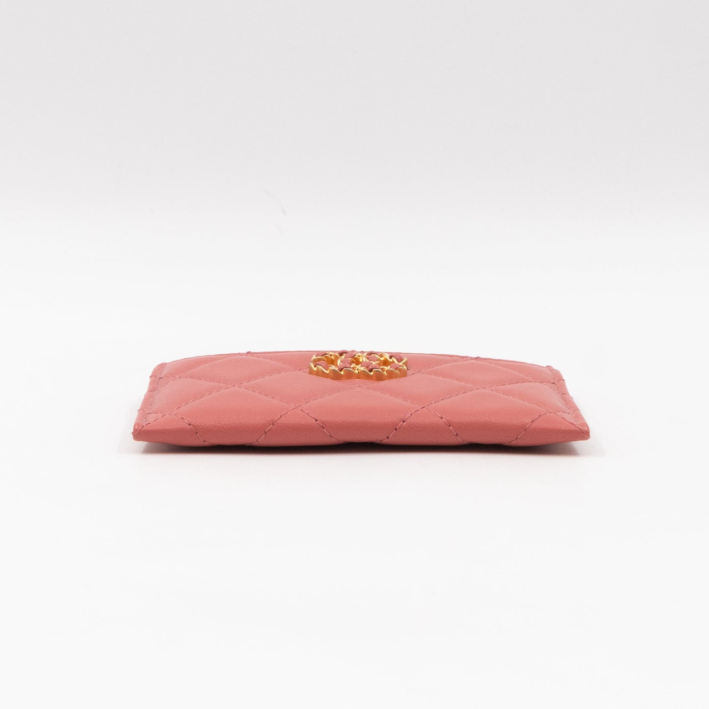 Chanel 19 Holder Pink Leather