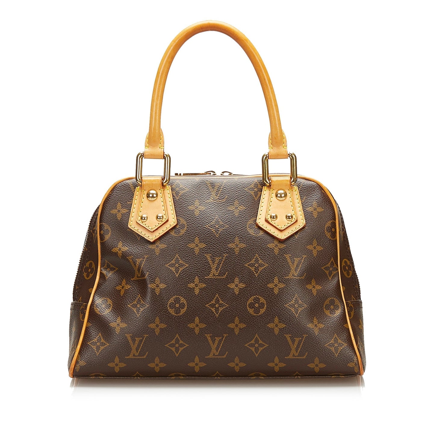 LOUIS VUITTON Monogram Manhattan PM Brown