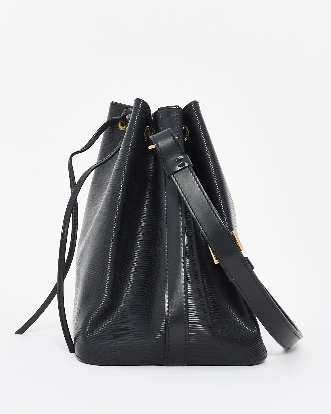 Louis Vuitton Black Epi Leather Noe Bucket Bag
