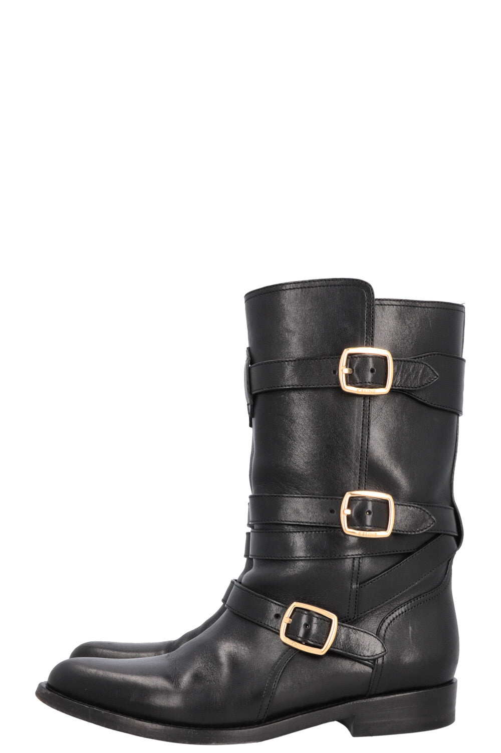 CELINE Lyra Boots Leather Black