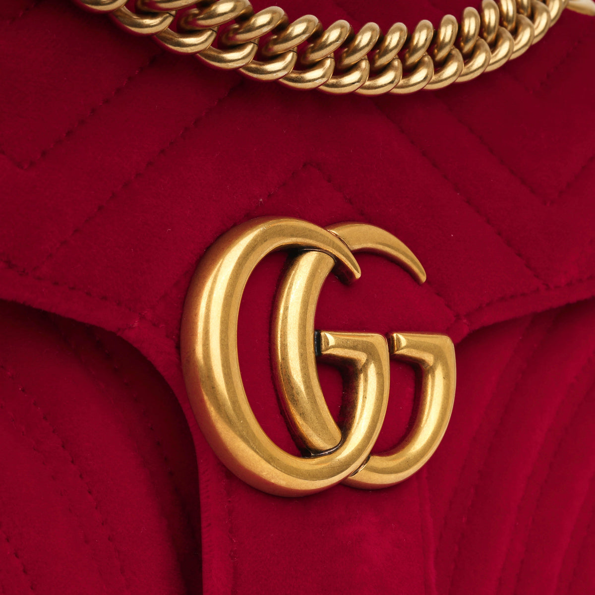 Small Marmont Bag - Red