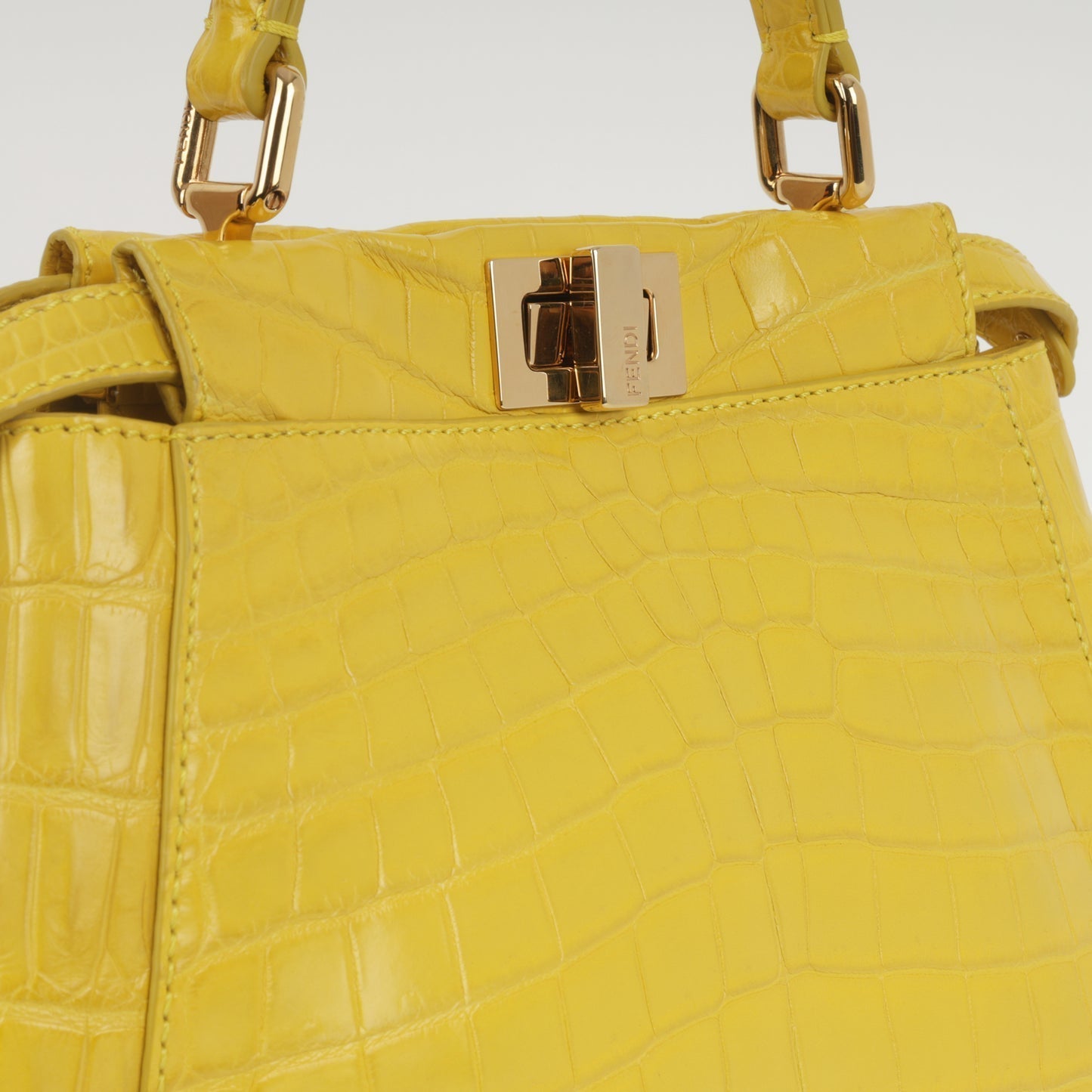 Fendi Fendi - Mini Peekaboo - Black Lambskin GHW -