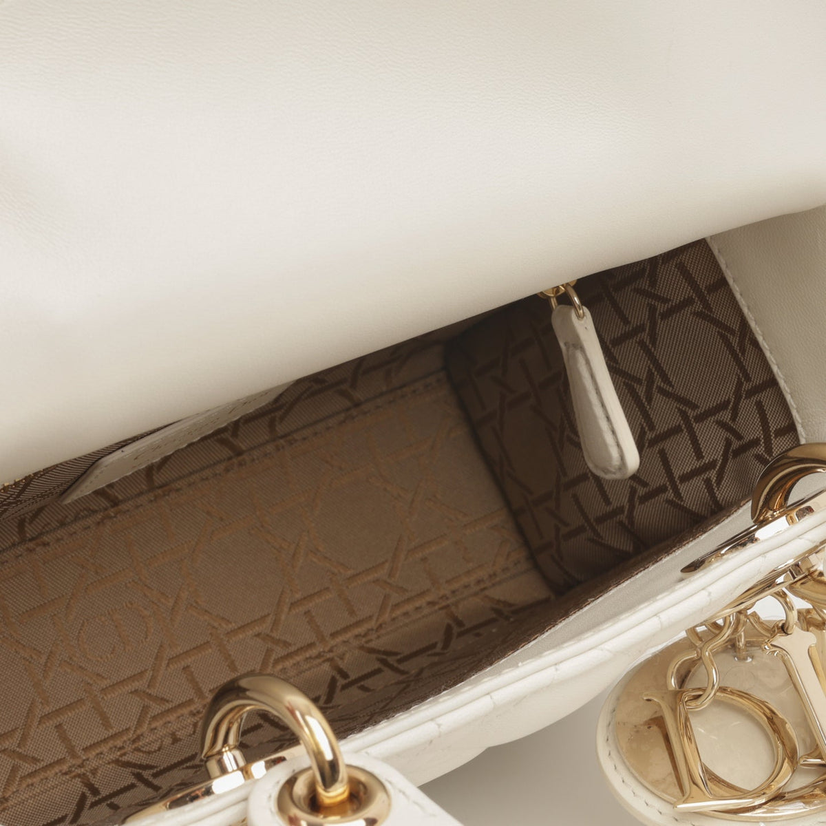 Dior Dior - My ABCDior - Small - Latte Lambskin CGHW - - 2022