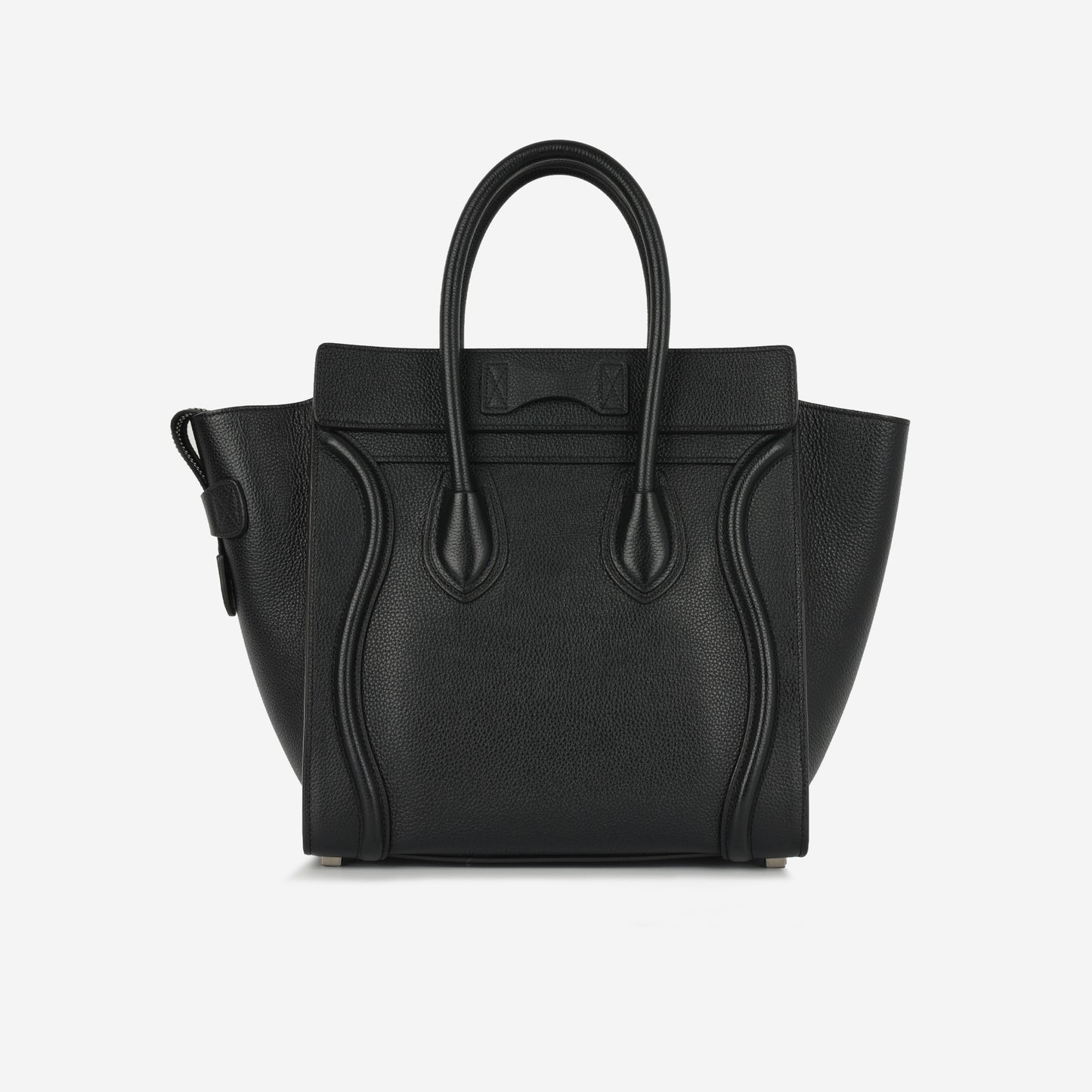 Celine Celine - Micro Luggage Tote - Black Calfskin SHW -