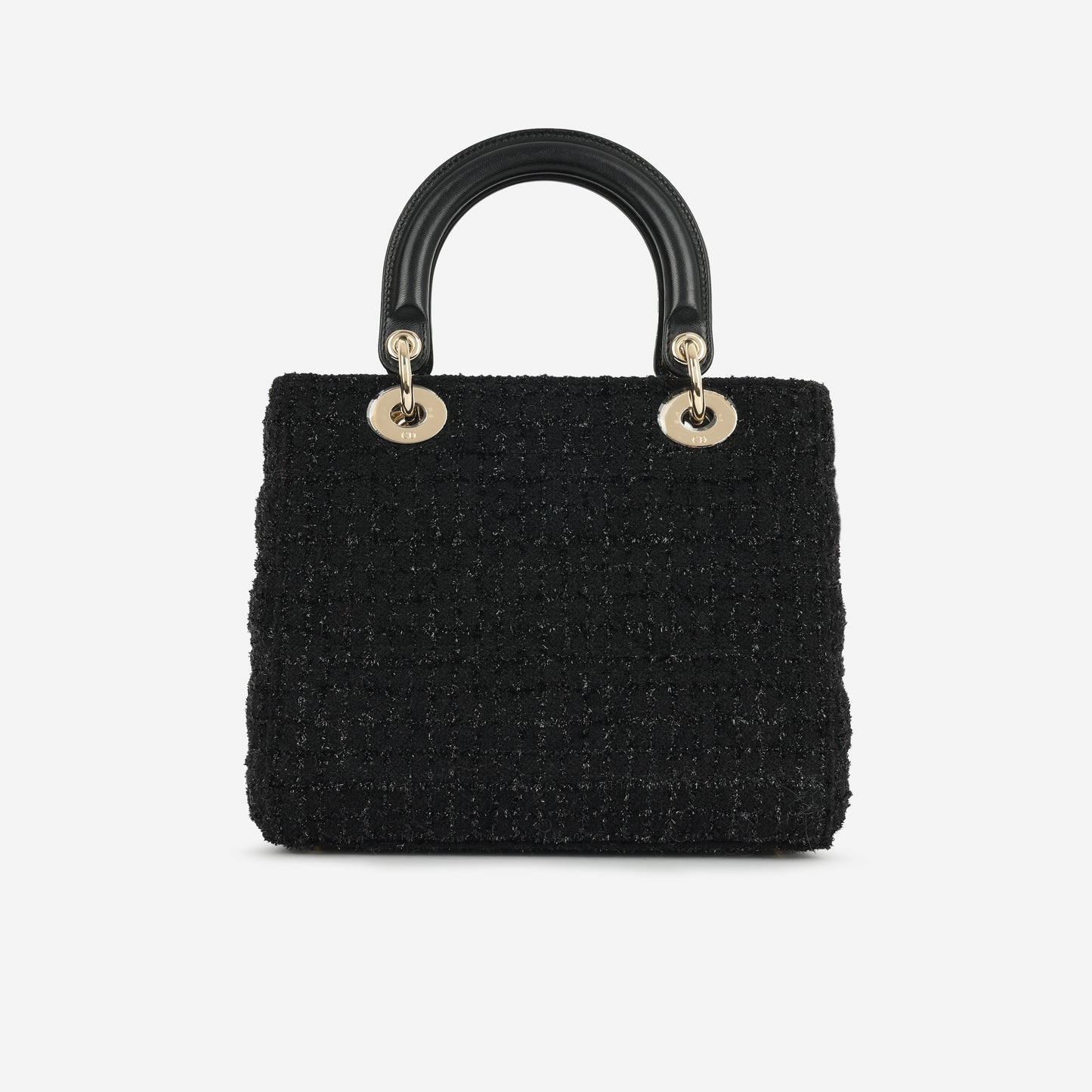 Dior Lady Dior Black Mixed Tweed CGHW