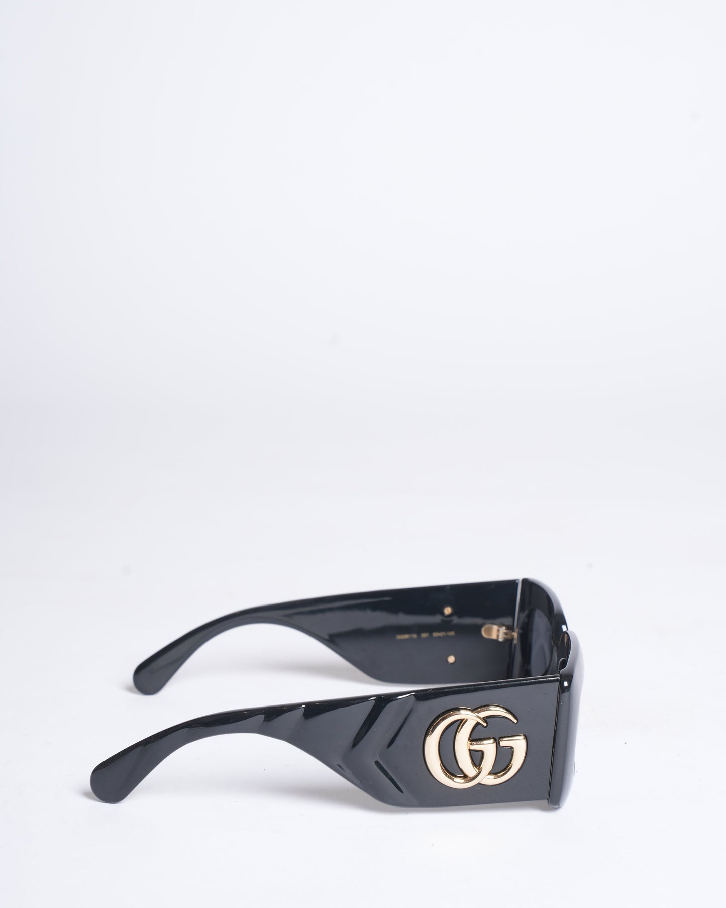 Gucci Rectangular Shades In Black