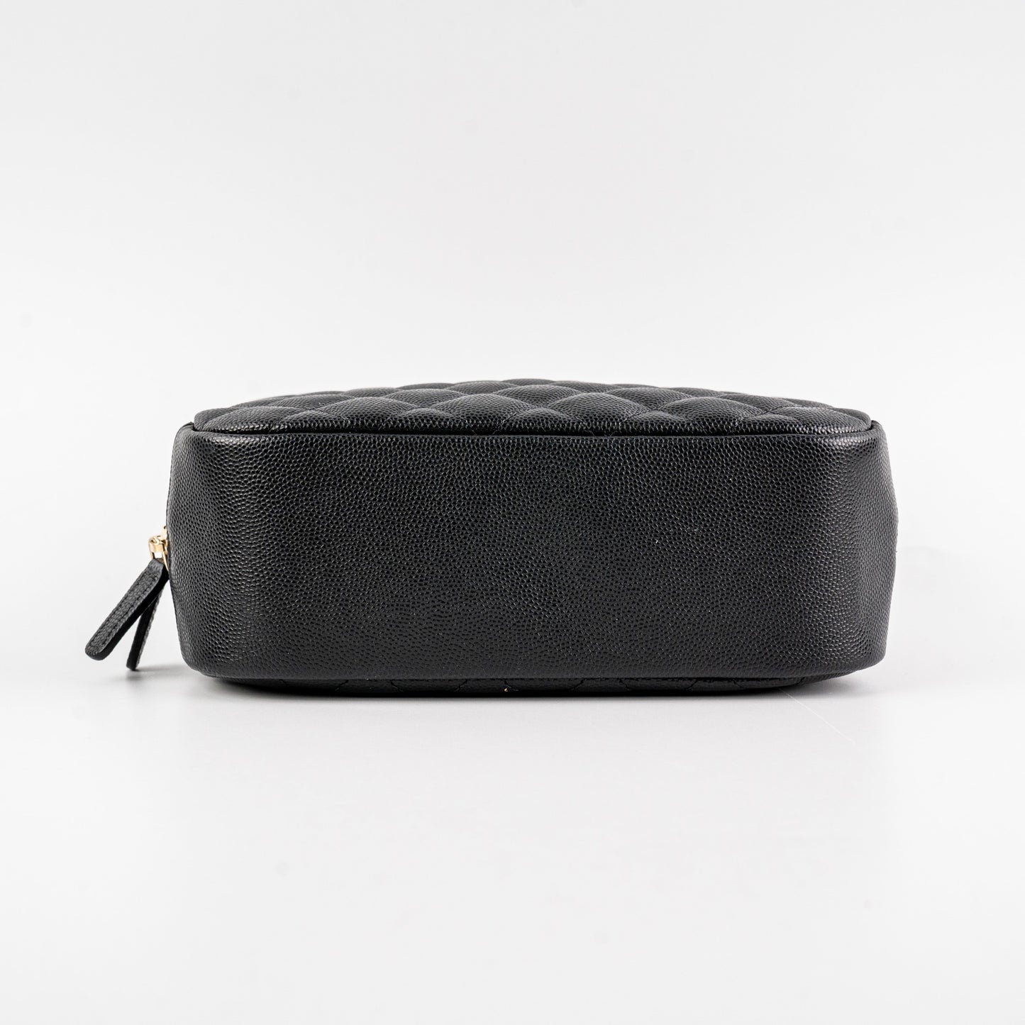 Chanel Quilted Caviar Pouch Black