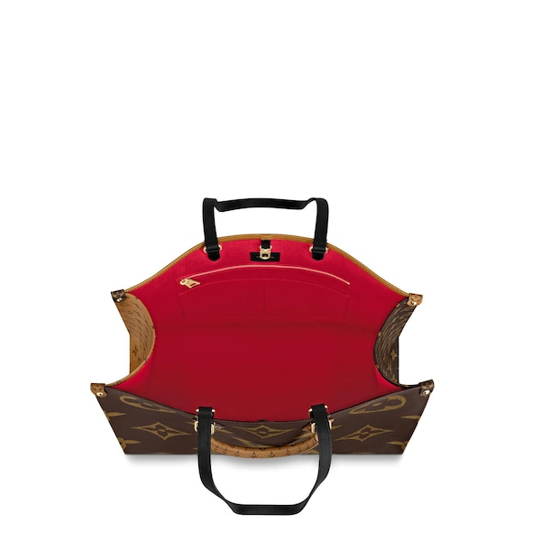 Louis Vuitton Onthego Monogram Canvas & Monogram Reverse Canvas GM