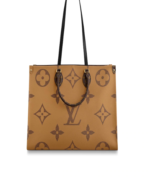 LV Onthego Monogram Canvas & Monogram Reverse Canvas GM