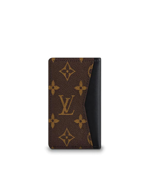lv pocket organizer monogram macassar canvas black