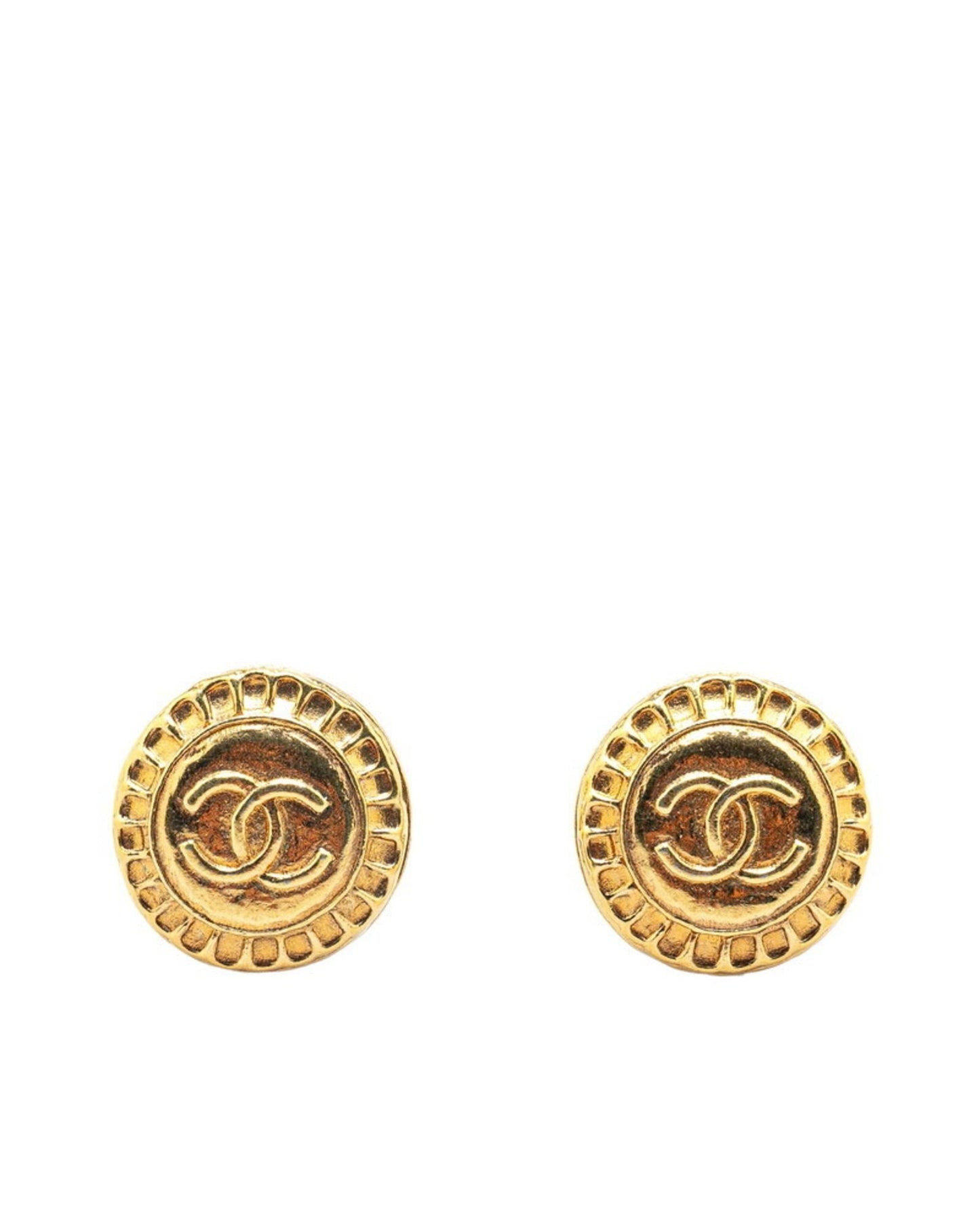 Chanel CC Logo Earrings