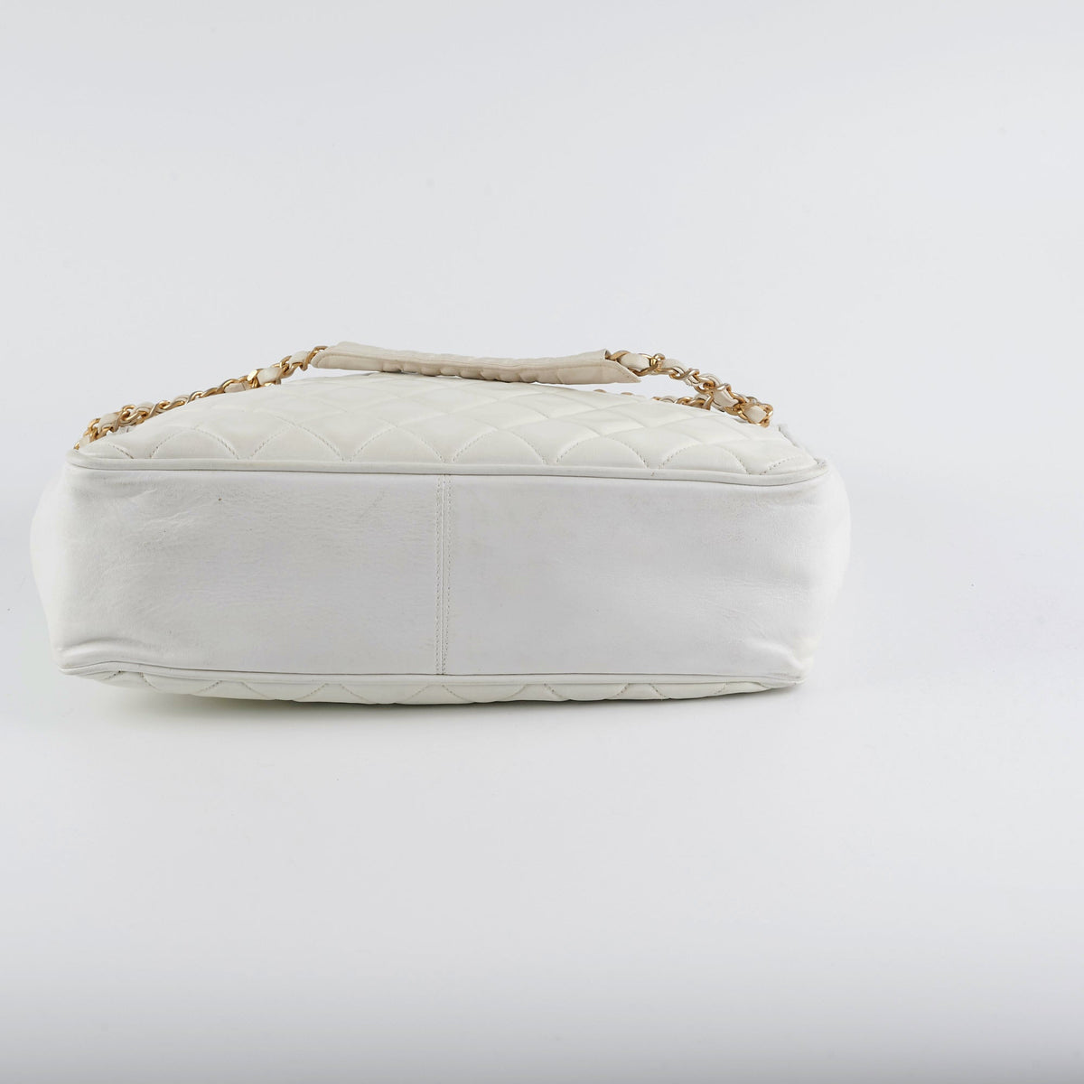Chanel Vintage White Tote Bag