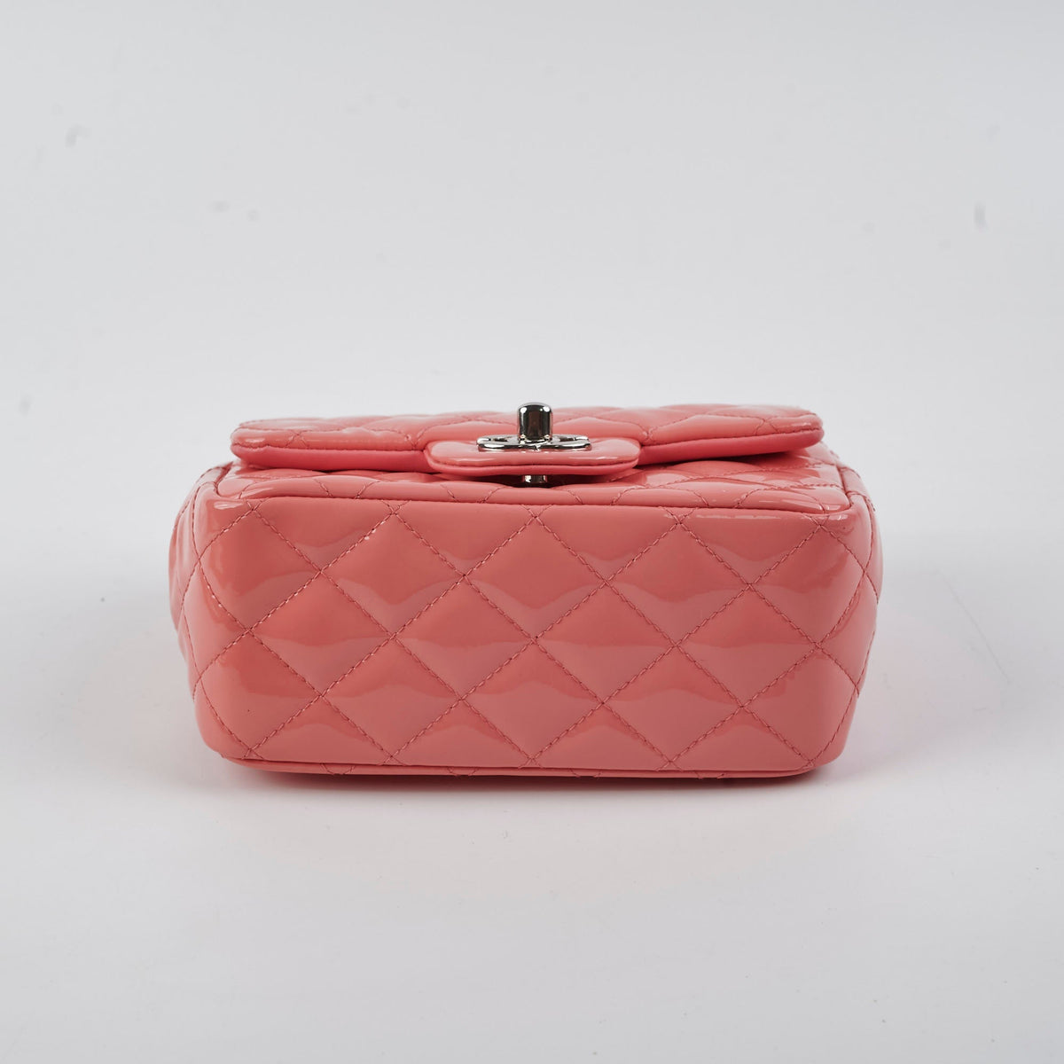 Chanel Classic Flap Square Patent Pink - Series 21