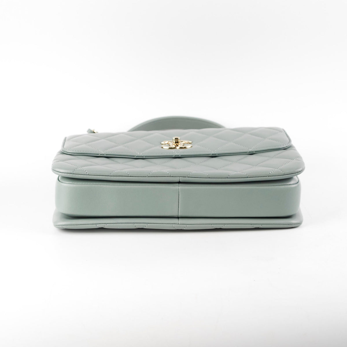 Chanel Large Trendy CC Top Handle Blue/Green