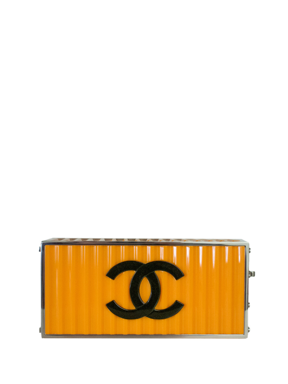 Yellow Paris Hamburg Shipping Container Minaudière Clutch Bag 2017