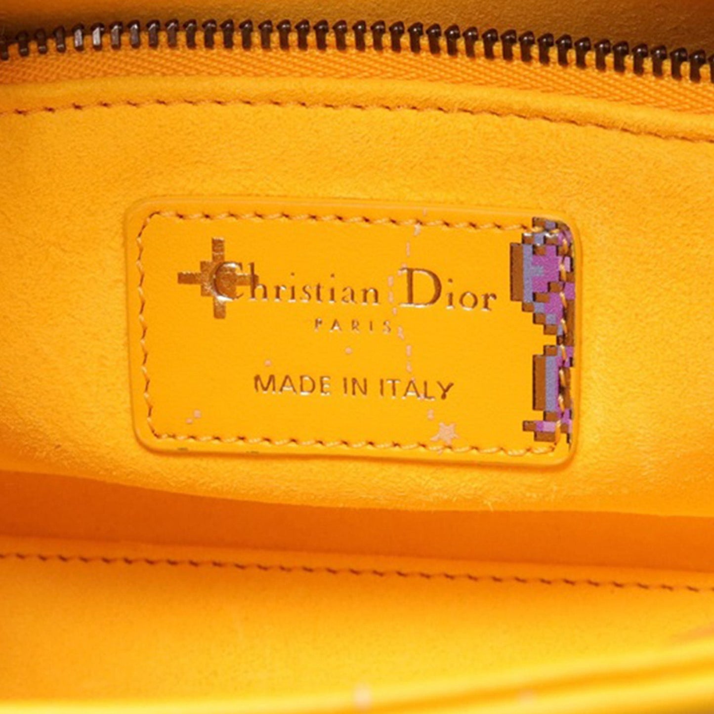 Small Calfskin Pixel Zodiac Lady Dior