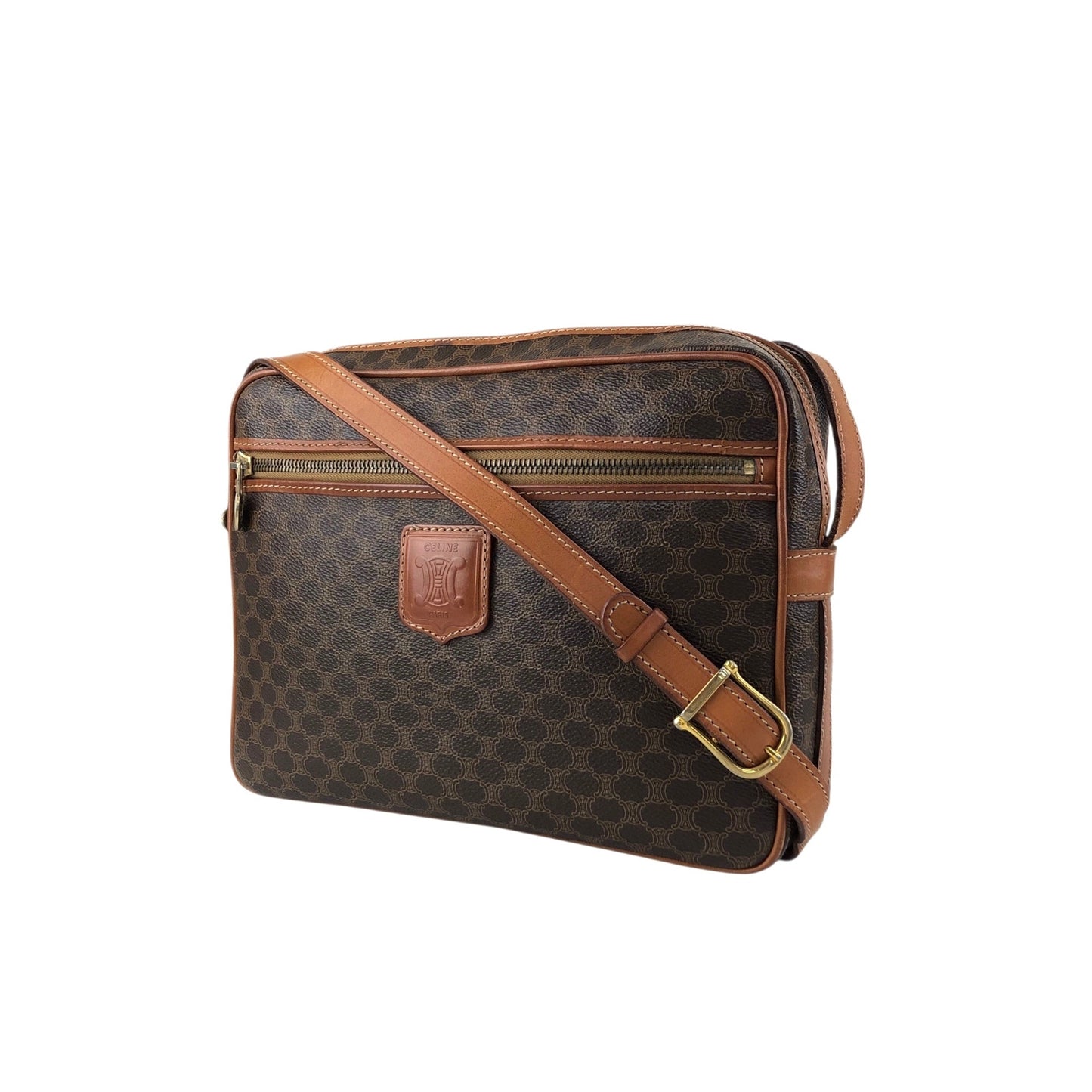 CELINE Shoulder bag Brown Vintage jbdzhb