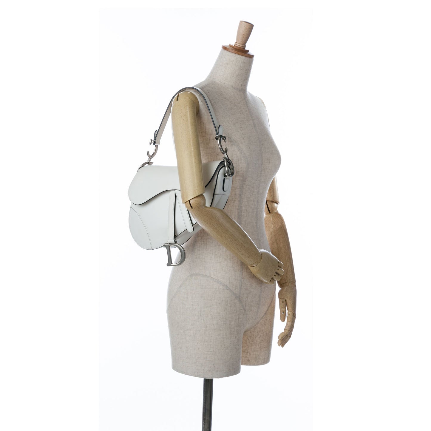 Grained Calfskin Saddle Bag