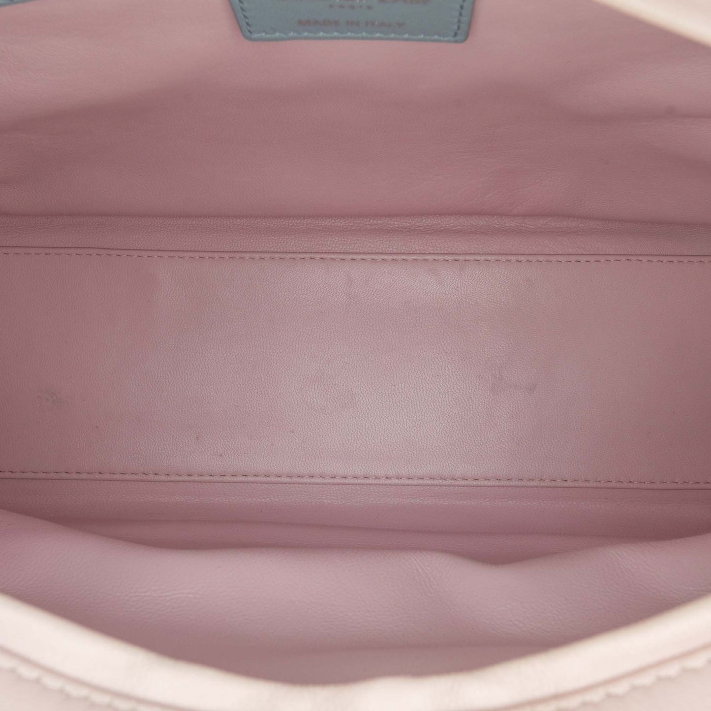 Large Bicolor Lambskin Cannage Lady Dior