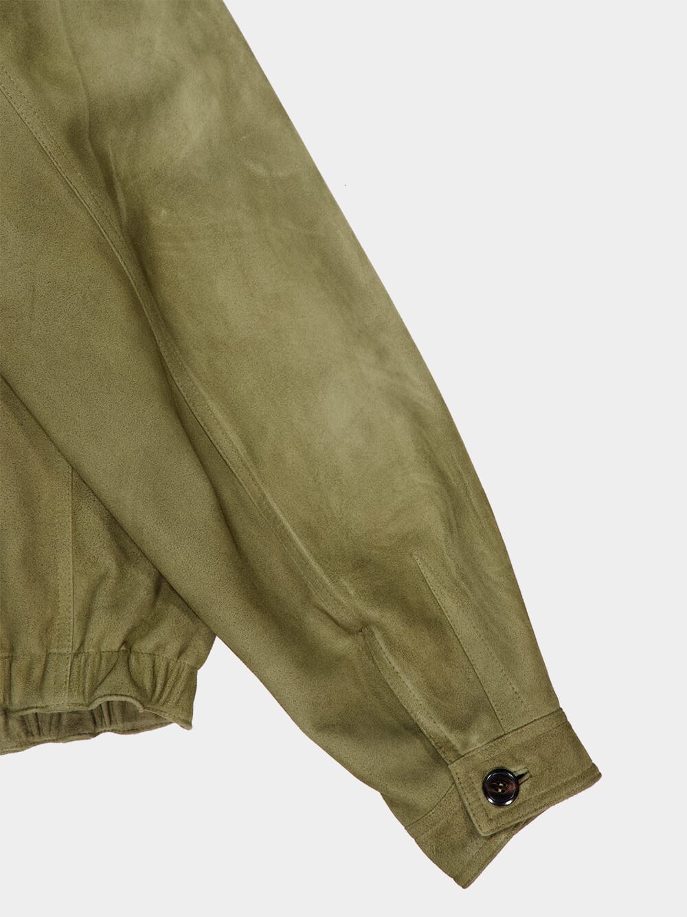 Salvia Green Leather Jacket