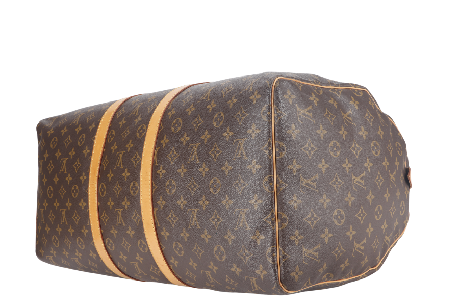 LOUIS VUITTON KEEPALL 55 (M41424) BROWN MONOGRAM CANVAS GOLD HARDWARE SP0974 NO DUST COVER
