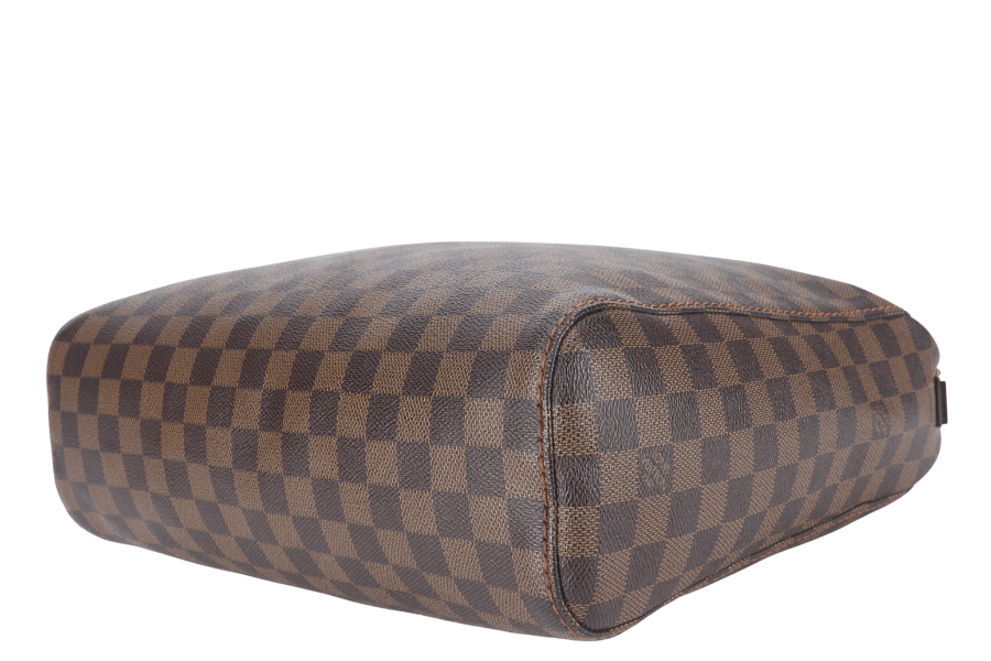 LOUIS VUITTON PORTOBELLO PM (N41184) DAMIER EBENE CANVAS HOBO BAG GOLD HARDWARE NO DUST COVER