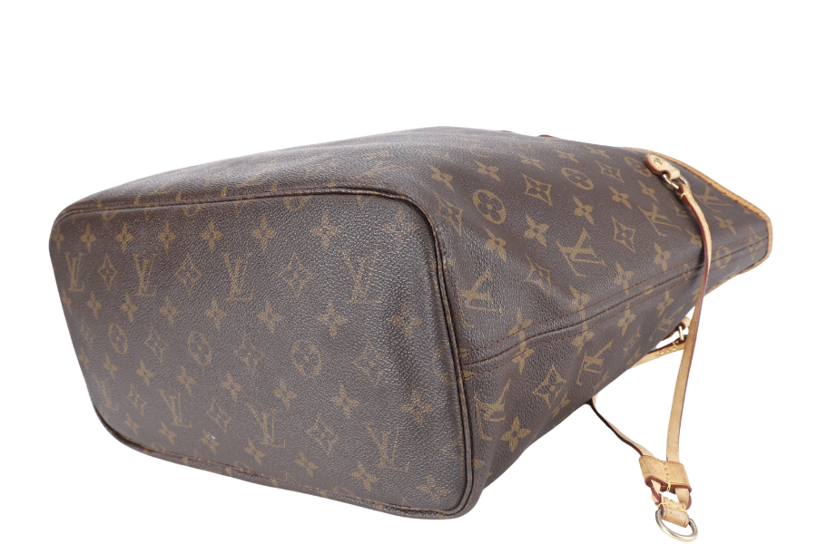 LOUIS VUITTON NEVERFULL M46975 MONOGRAM CANVAS GOLD HARDWARE NO DUST COVER