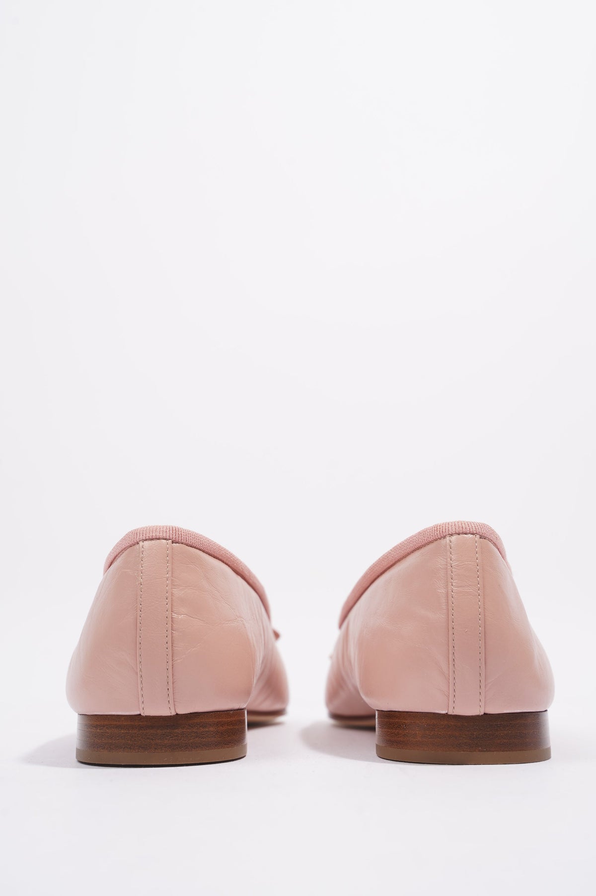 Chanel CC Ballet Flats Pink Leather EU 37 UK 4