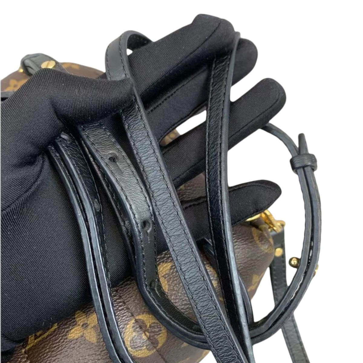 Louis-Vuitton Mini Palm Springs Monogram GHW