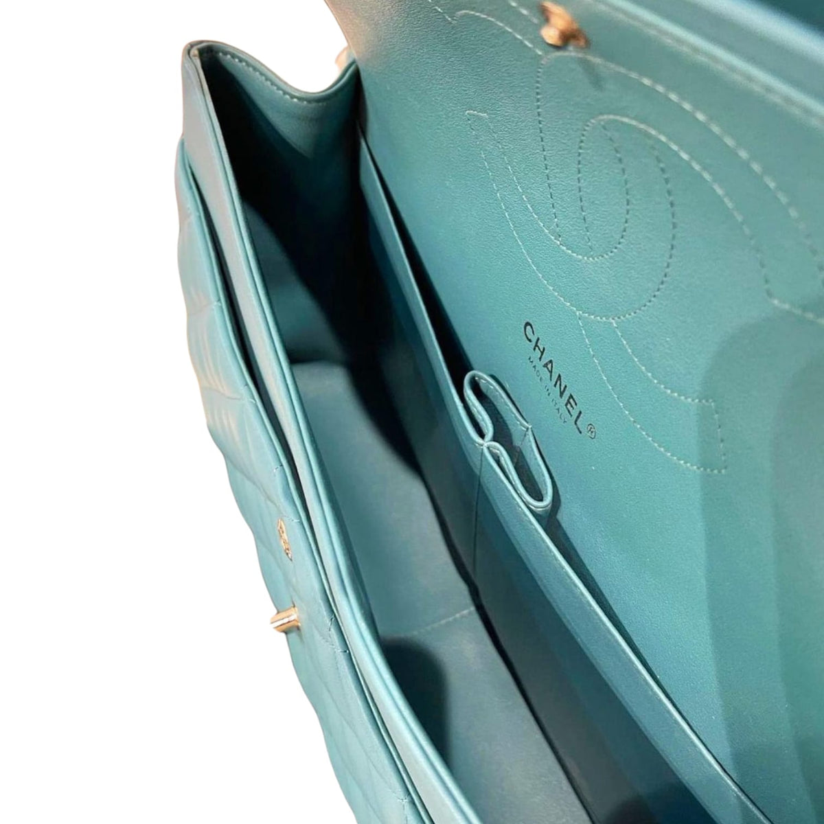 Jumbo Classic Double Flap Blue SHW