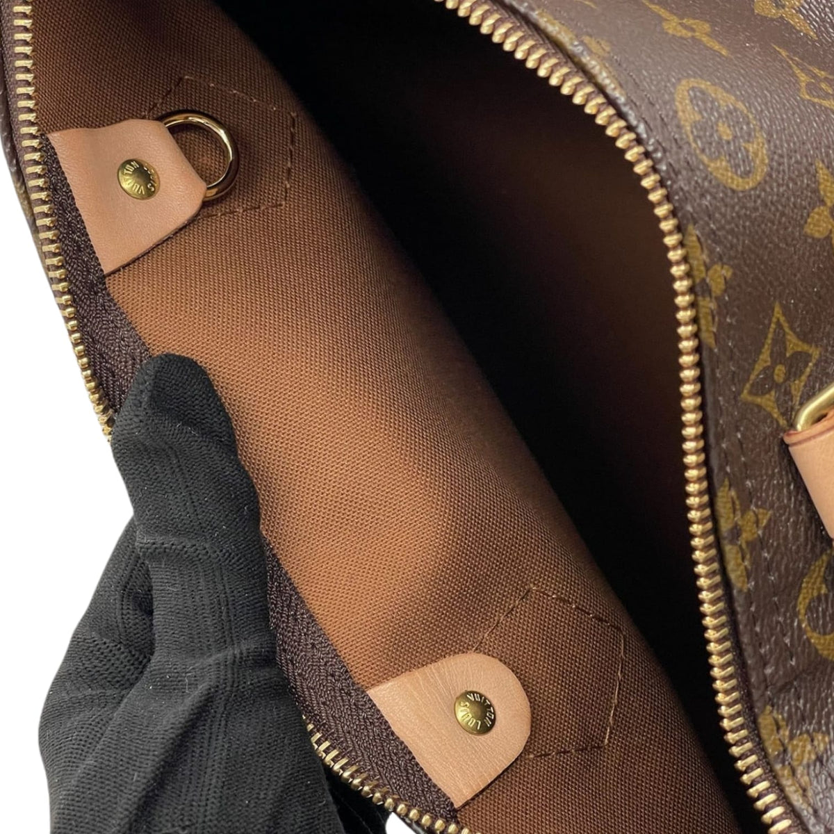 Louis-Vuitton Monogram Speedy 30 Brown GHW