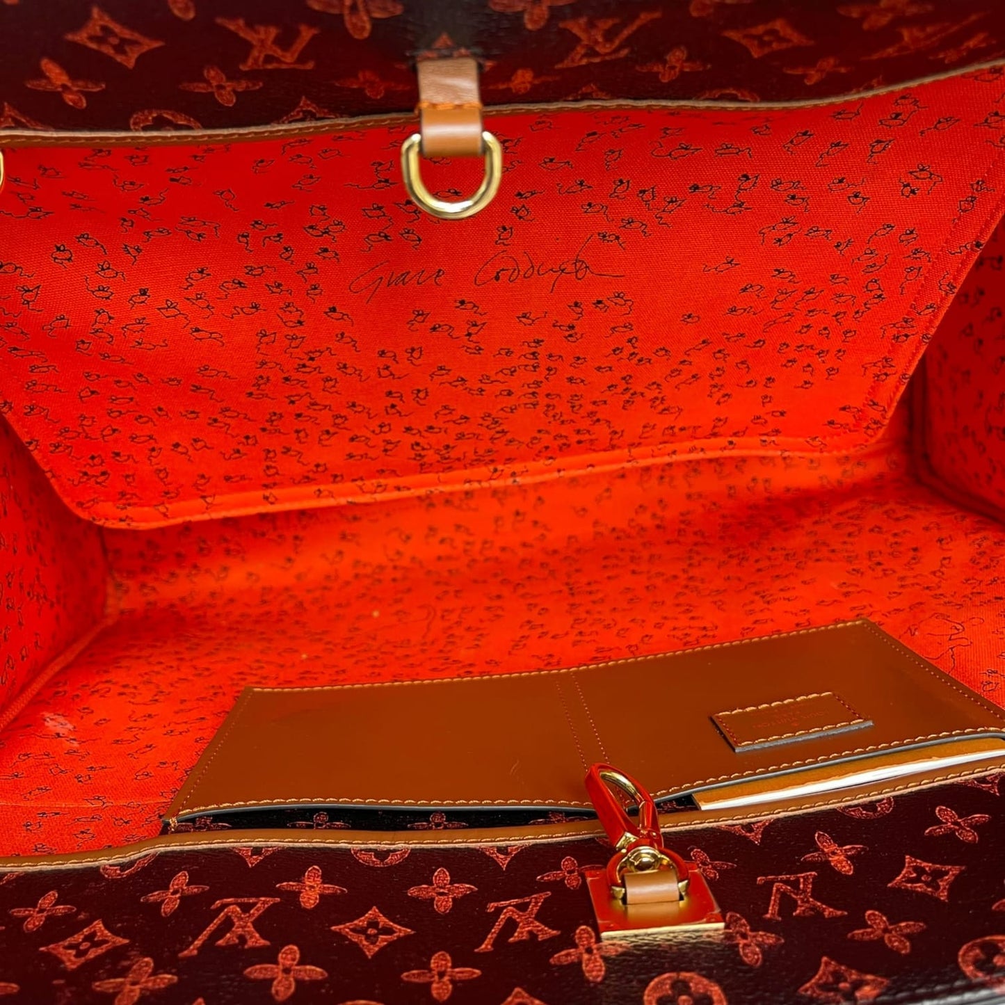 Louis-Vuitton XXL City Steamer Cabas Grace Coddington Catogram GHW