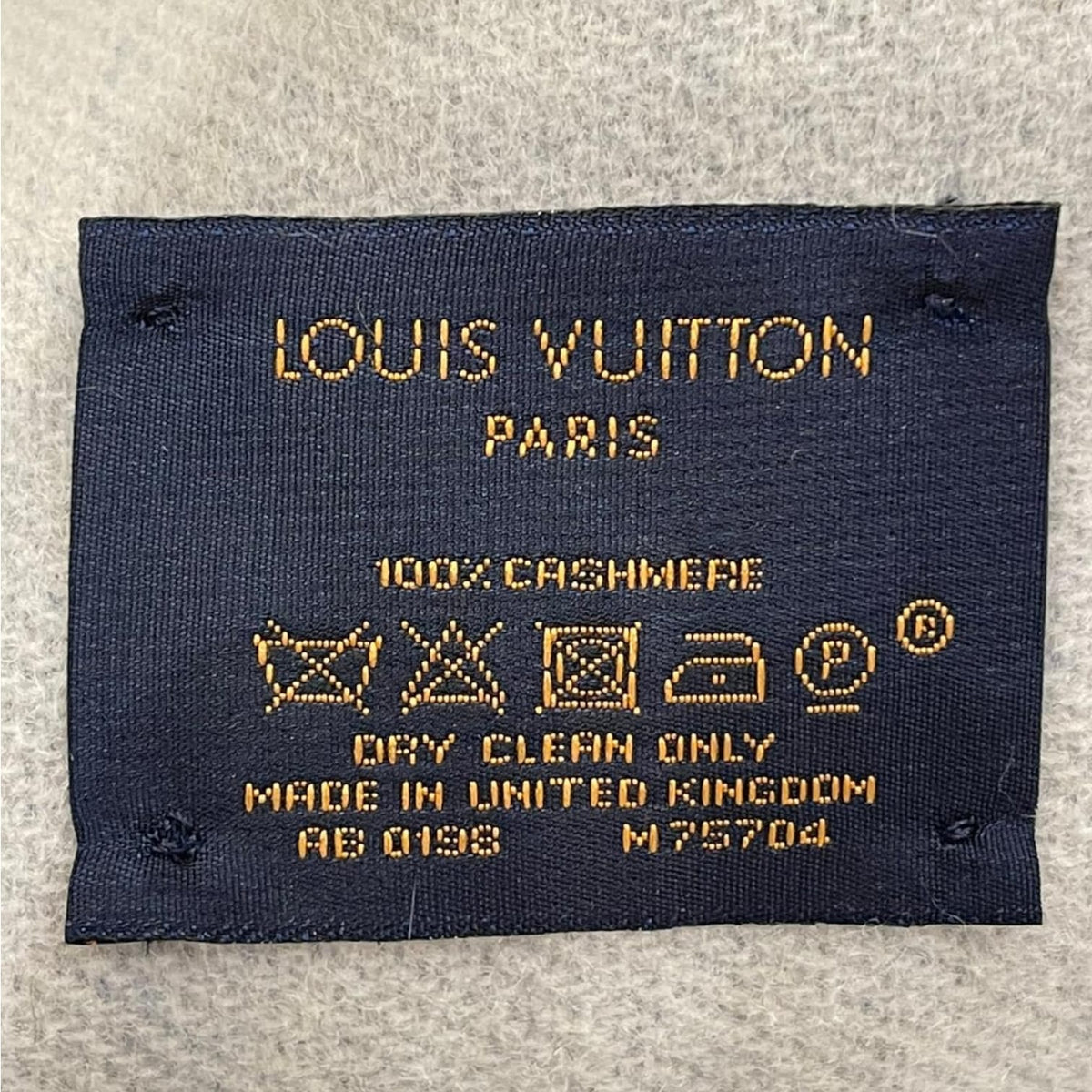 Louis-Vuitton Reykjavik Scarf Blue