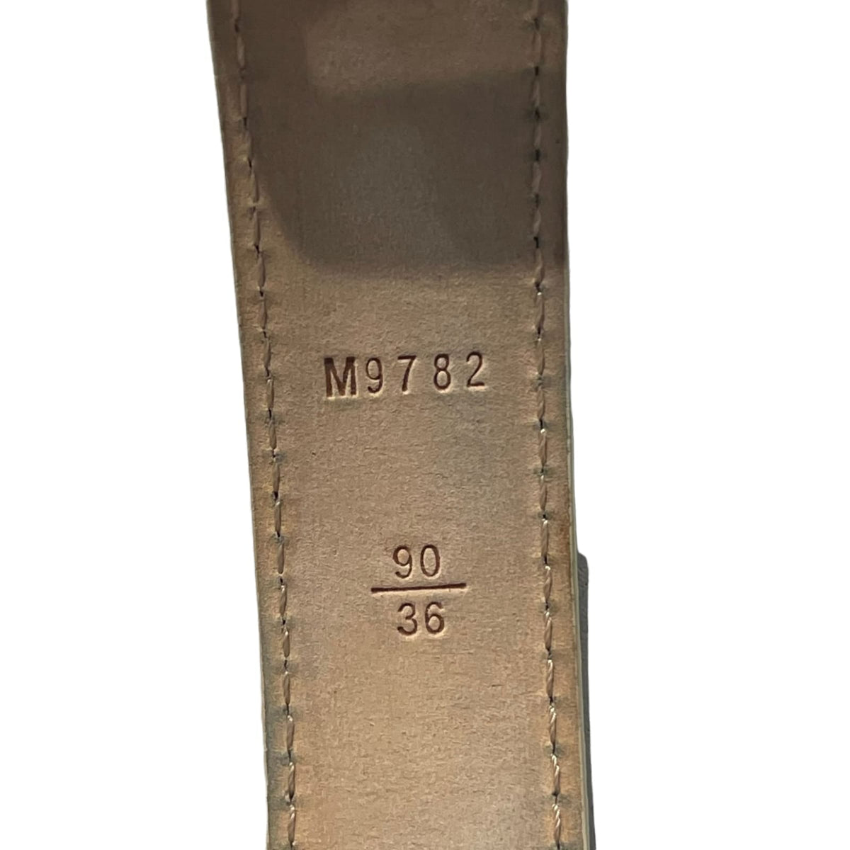 Louis-Vuitton Mini 25mm Belt in Damier Azur GHW