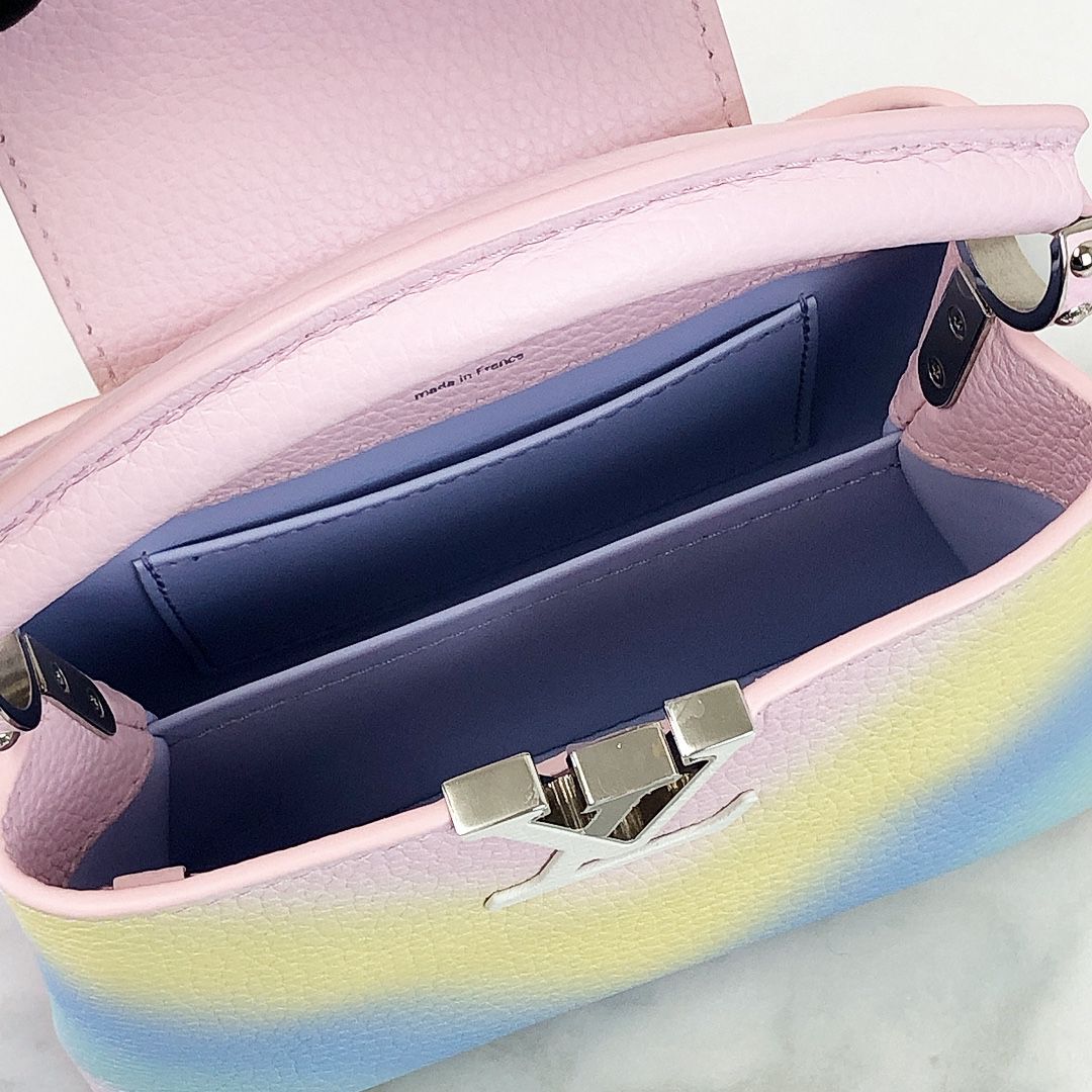 Louis-Vuitton Mini Capucines Rainbow SHW