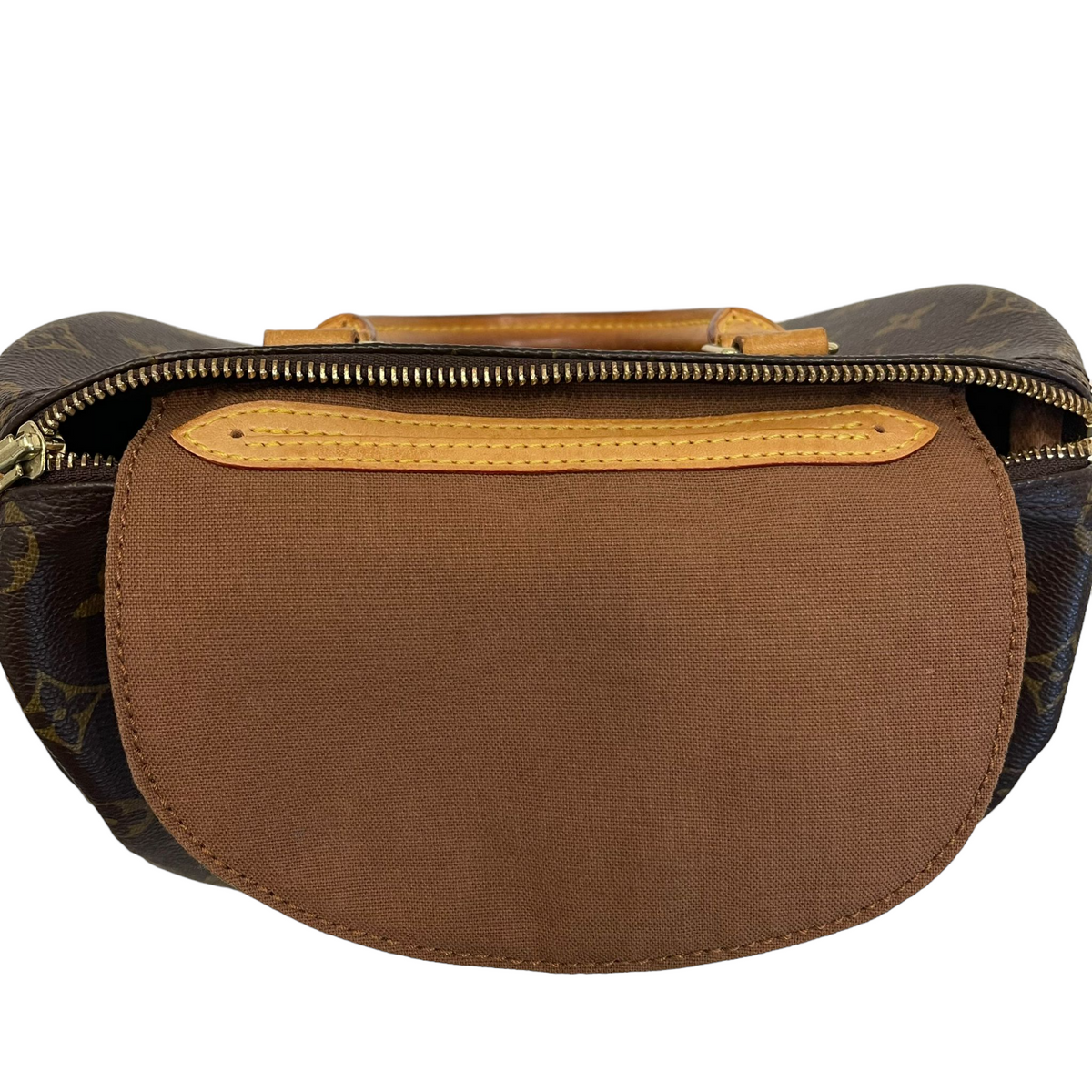 Louis-Vuitton Monogram Speedy 25 Brown Bag GHW