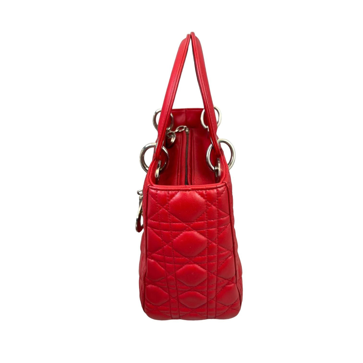 Limited Edition Medium Lady Dior Red Swarovski SHW