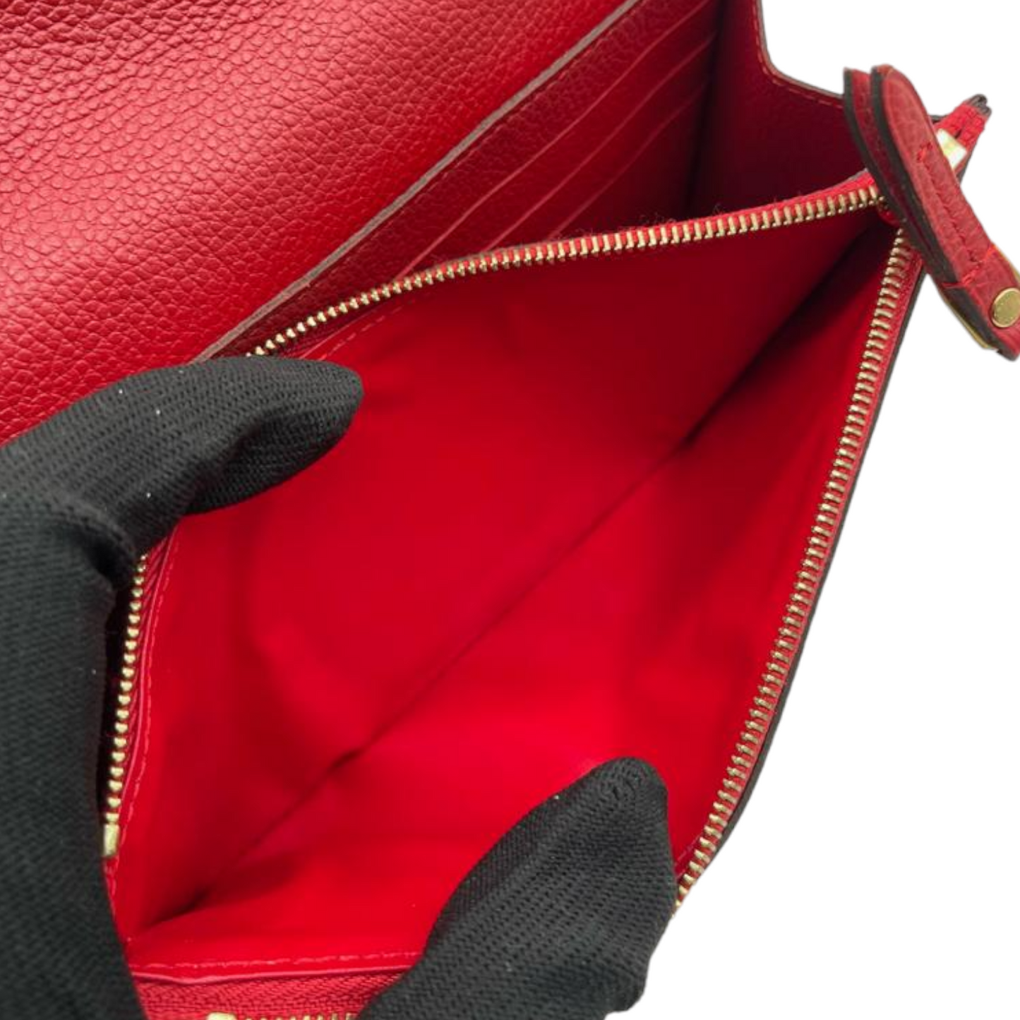 Louis-Vuitton WOC Empreinte Saint Germain Pochette Red GHW