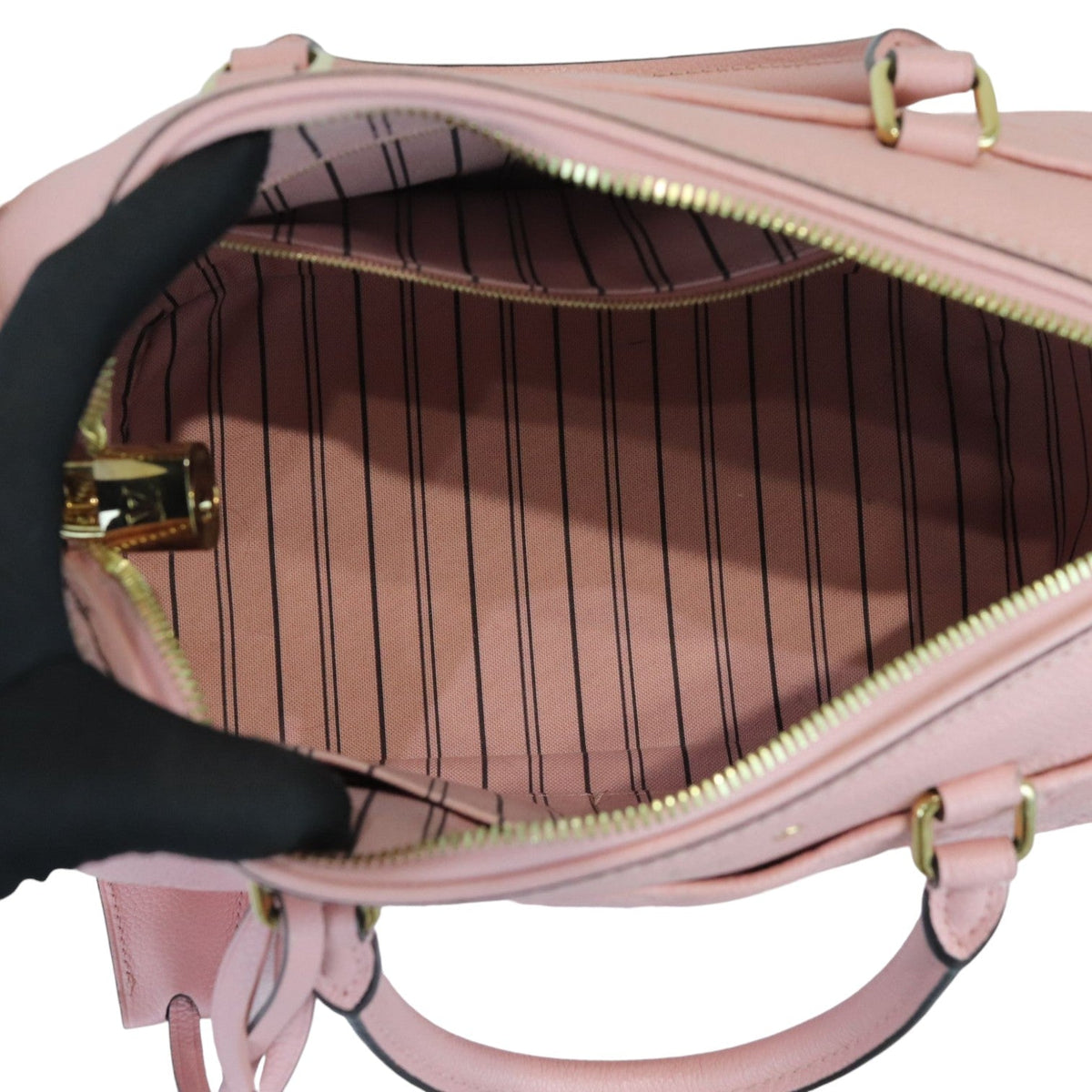 Louis-Vuitton Speedy 25 Empreinte Pink GHW