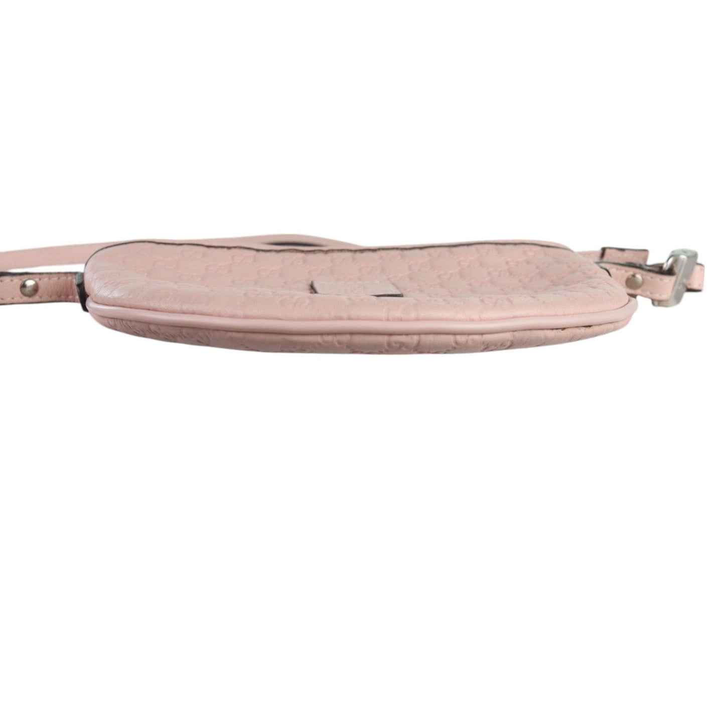 Gucci Kids Crossbody Bag Microssima GG Leather Pink SHW