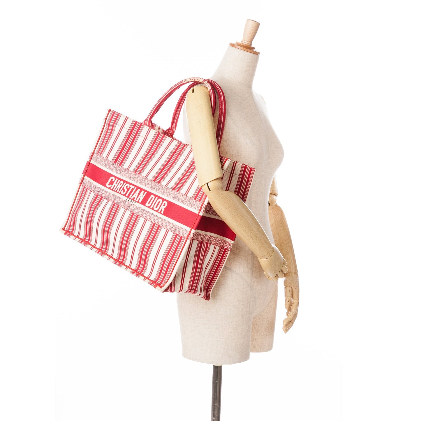 Large Striped Book Tote