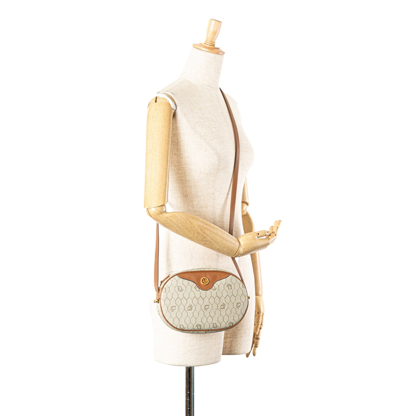Honeycomb Coated Canvas Crossbody